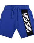 Moschino Boys T-shirt And Shorts Set Blue