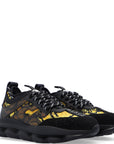 Versace Unisex Barocco Chain Reaction Sneakers Black