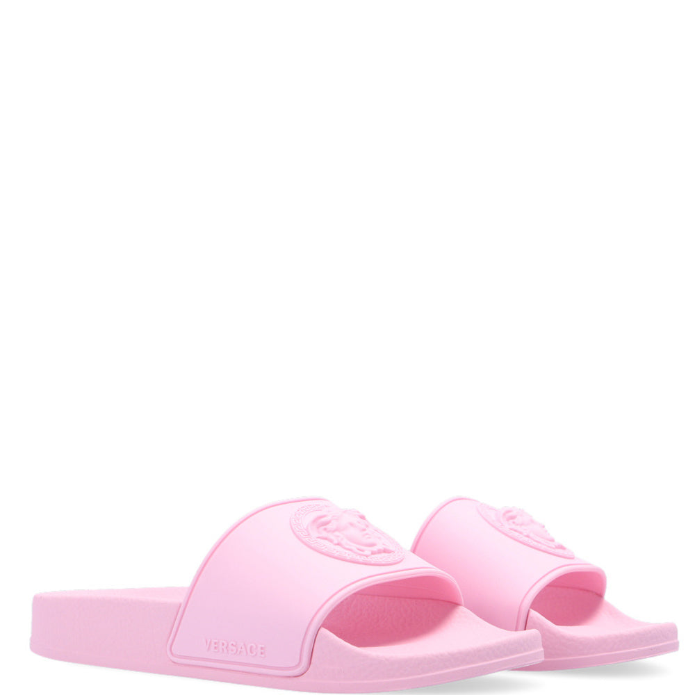 Versace Girls Medusa Head Slider Pink