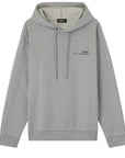 A.p.c Mens Item Logo Hoodie Grey - A.p.cHoodies