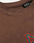 A.P.C Men's Logo T-shirt Brown - A.p.cT-Shirts