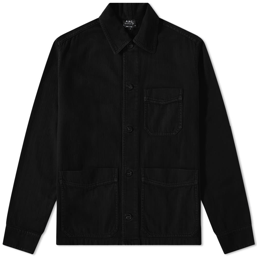 A.p.c Mens Stefano Jacket Black - A.p.cCoats &amp; Jackets