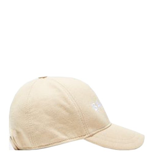 Balmain Cotton Logo Cap Beige - Balmain KidsCaps