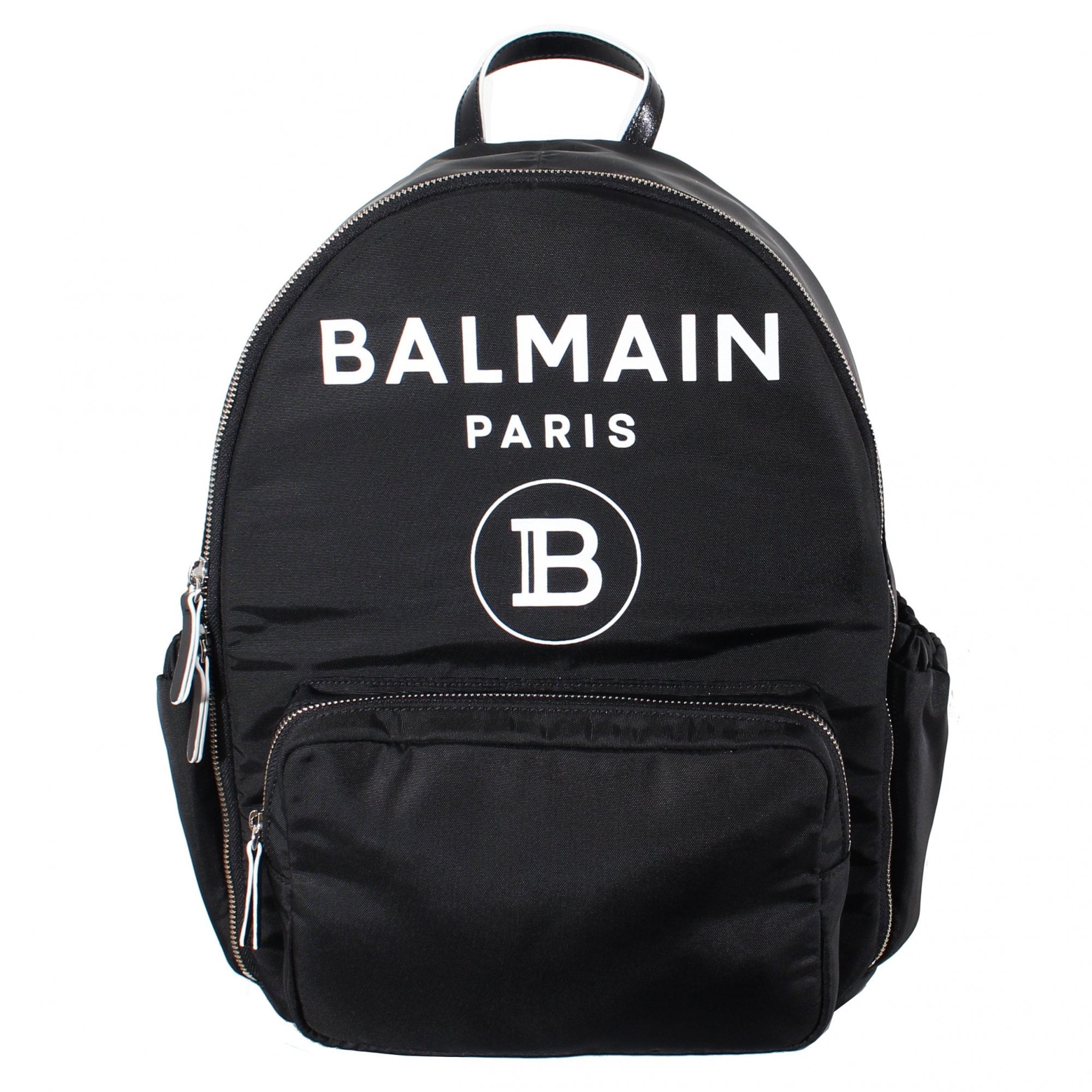 Balmain Kids Logo Backpack Black - Balmain KidsBackpacks