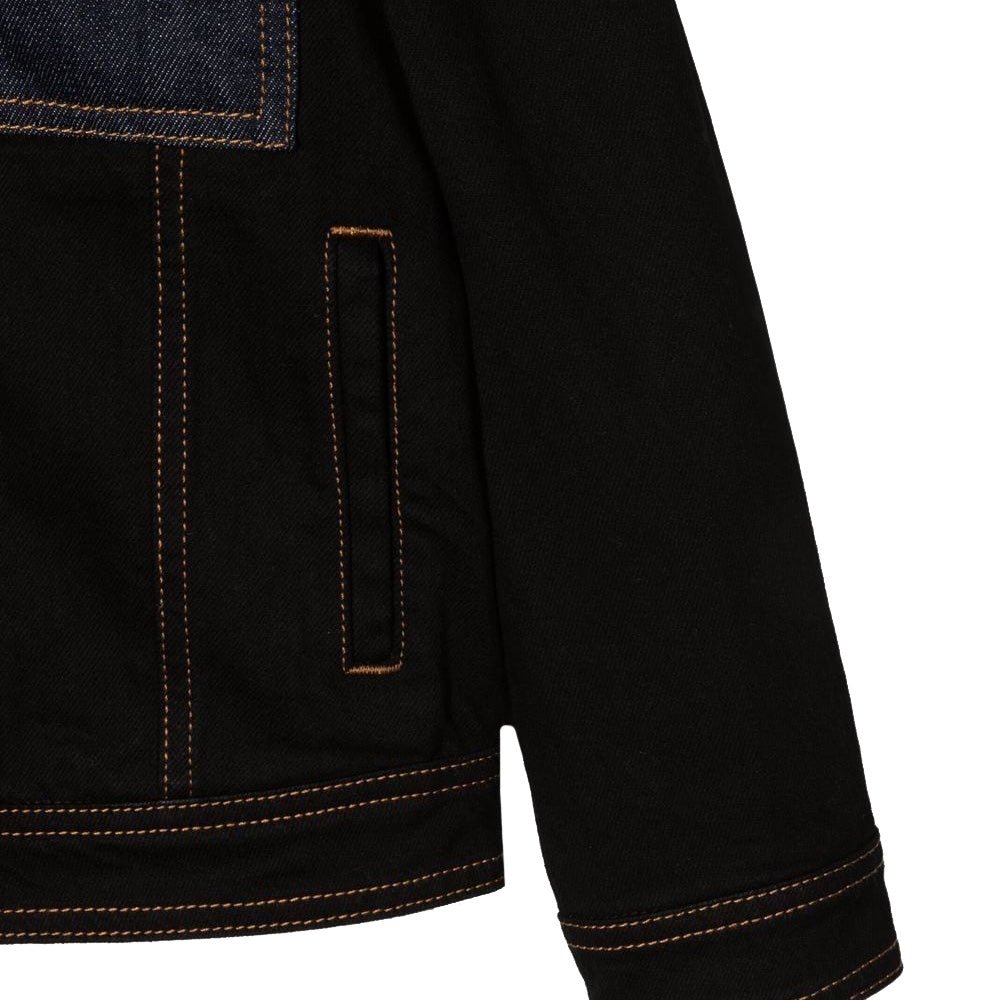 Balmain Unisex Denim Jacket Black &amp; Navy - Balmain KidsCoats &amp; Jackets