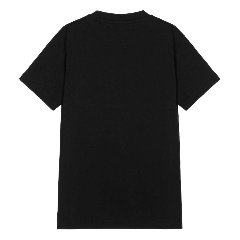 Balmain Unisex Golden Logo T-Shirt Black - Balmain KidsT-shirts