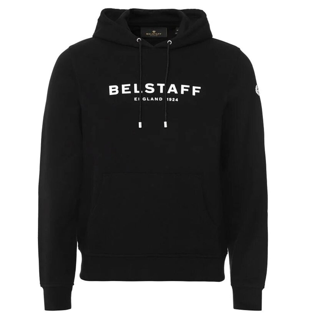 Belstaff Mens 1924 Hoodie Black - BelstaffHoodies