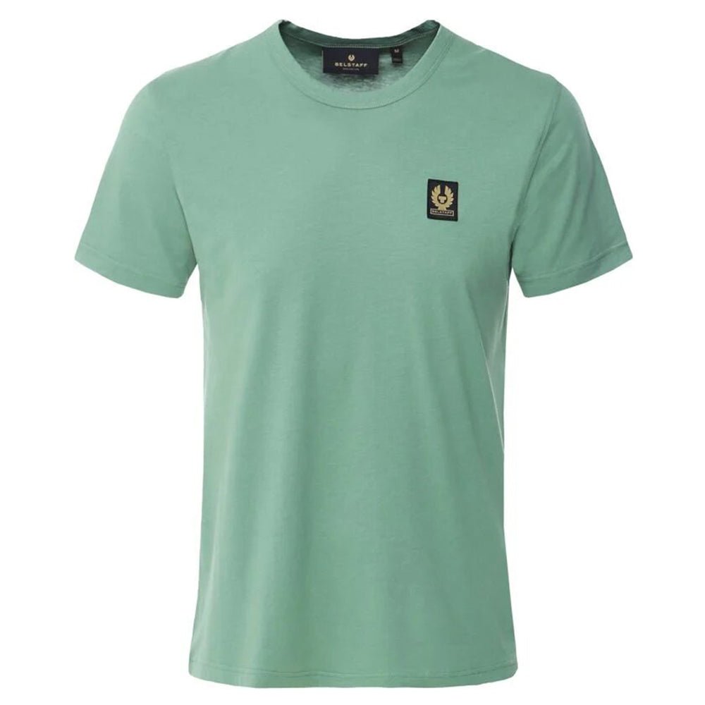 Belstaff Mens Cotton Logo T-shirt Green - BelstaffT-shirts