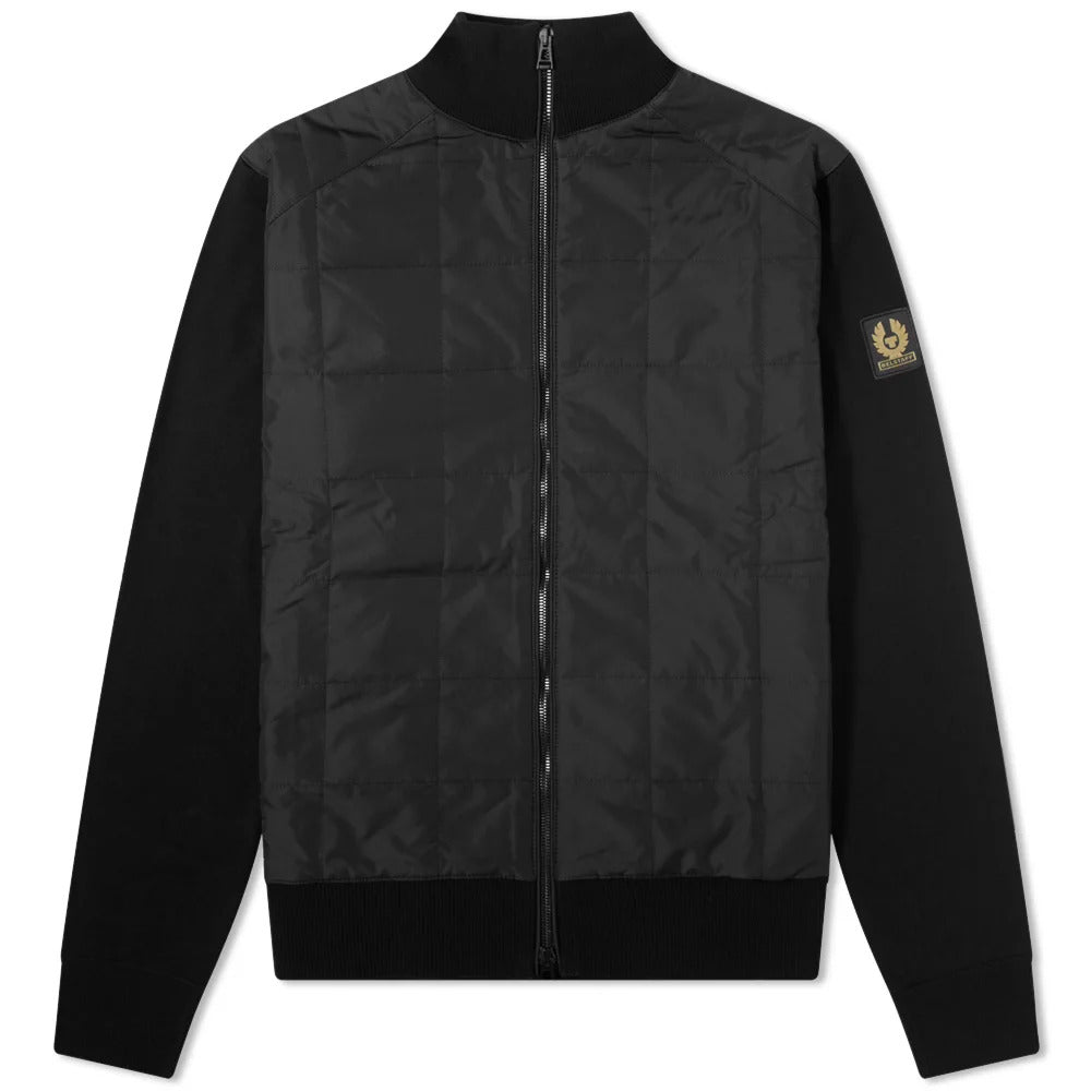 Belstaff Men&#39;s Kelby Zip Top Black - BelstaffKnitwear