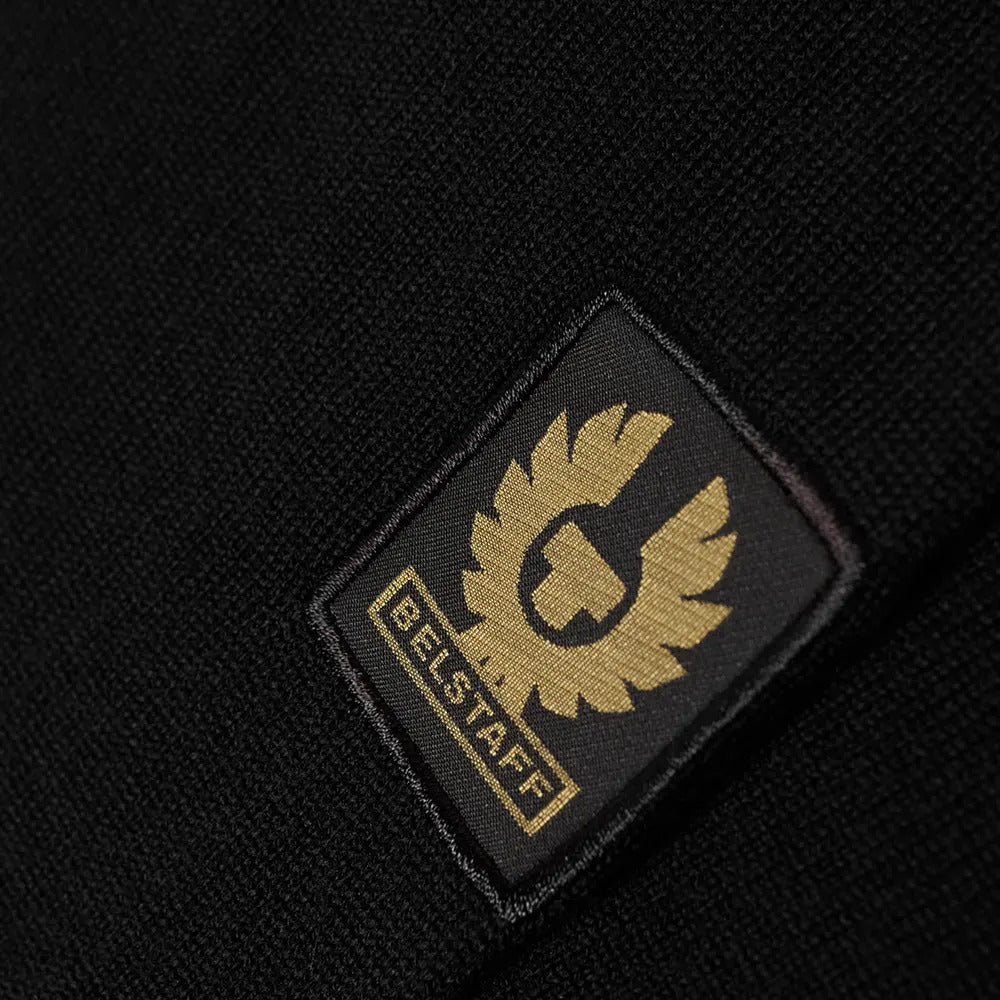 Belstaff Men&#39;s Kelby Zip Top Black - BelstaffKnitwear
