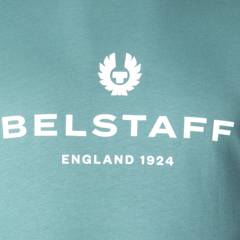 Belstaff Mens Logo T-shirt Blue - BelstaffT-shirts