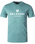 Belstaff Mens Logo T-shirt Blue - BelstaffT-shirts