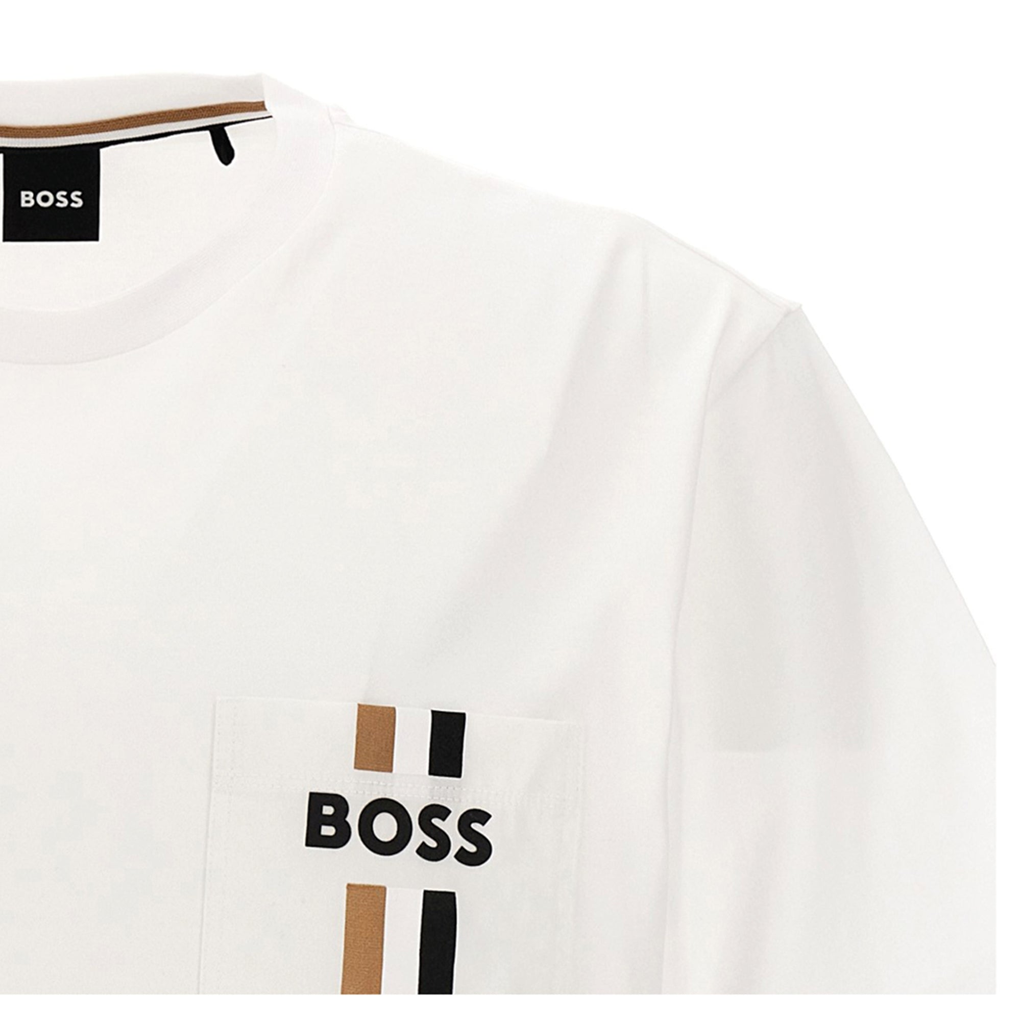 Boss Pocket Logo T-shirt White - BossT-shirts