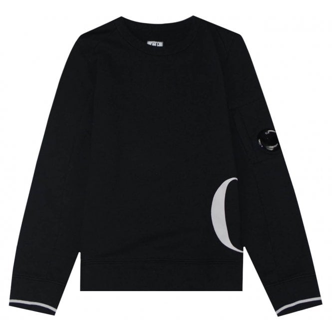 C.P Company Boys Goggle Sweater Black - C.P. Company KidsSweaters