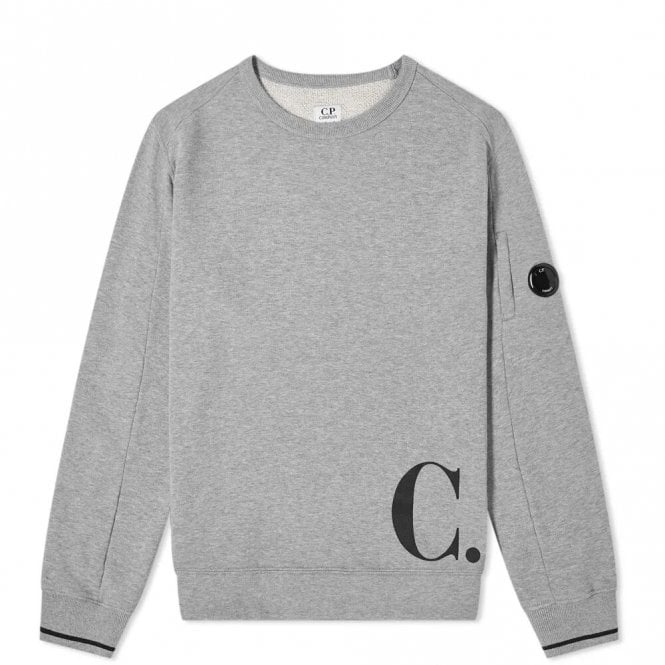 C.P Company Boys Goggle Sweater Grey - C.P. Company KidsSweaters