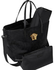 Versace Womens Medusa Changing Bag Black