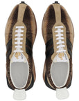 Lanvin Mens Bumper Sneakers Brown