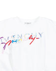 Givenchy Girls Logo Sweatshirt White