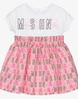 Moschino Baby Girls Teddy Dress Set Pink