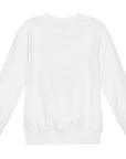 Moschino Girls Embroidered Sweatshirt White